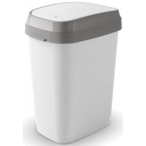 KIS DUAL SWING BIN M 25L Szemetes 26x37x47,5cm fehér