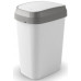 KIS DUAL SWING BIN M 25L Szemetes 26x37x47,5cm fehér