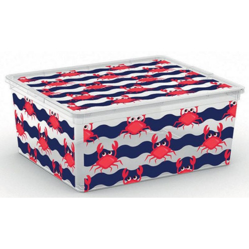 KIS C BOX CUTE ANIMALS M 40x34x17cm 18L