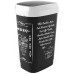 KIS DUAL SWING BIN STYLE L 50L COFFEE MENU Szemetes 31x42x62cm
