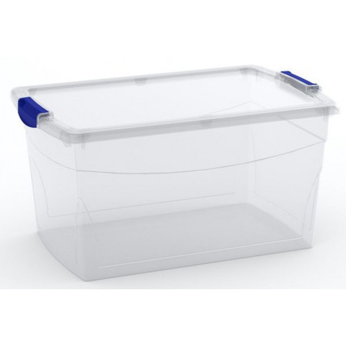 KIS OMNI LATCH BOX L 50L 59x39x30cm átlátszó KIS OMNI LATCH BOX L 50L 59x39x30cm átlátszó