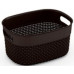 KIS FILO BASKET XS 3,5L Kosár 23,5x17,5x12cm barna