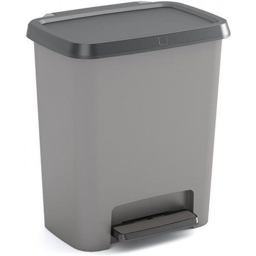 KIS COMPATTA 25L pedálos szemetes 38 x 28 x 43 cm szürke