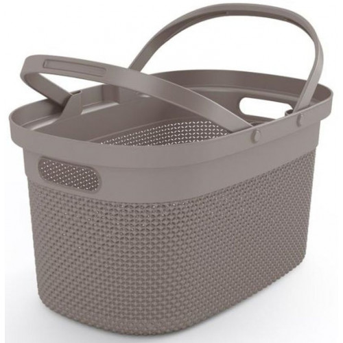 KIS FILO Bevásárlókosár 46x24x30cm taupe