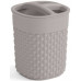 KIS FILO fogkefetartó 9x9x12cm taupe