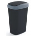 KIS DUAL TOUCH BIN L 50L Szemetes 31x42x60cm fekete/szürke