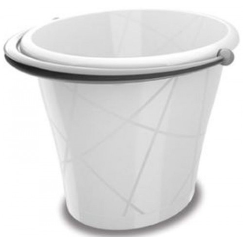 KIS Ovális vödör 15L 35x39x29cm fehér KIS Ovális vödör 15L 35x39x29cm fehér