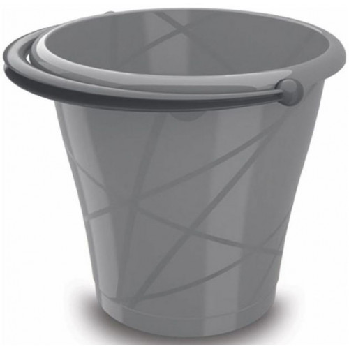KIS Kerek vödör 12L 35x29cm szürke