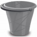 KIS Kerek vödör 12L 35x29cm szürke