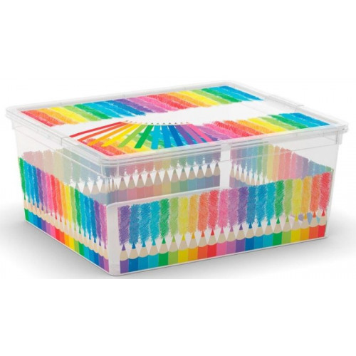 KIS C BOX COLOURS ARTY M 40x34x17cm 18L KIS C BOX COLOURS ARTY M 40x34x17cm 18L