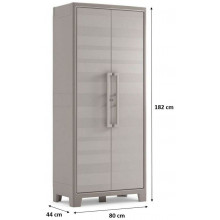 KIS GULLIVER HIGH Szekrény 80x44x182cm bézs