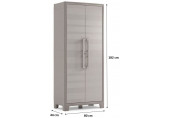 KIS GULLIVER MULTISPACE Szekrény 80x44x182cm bézs