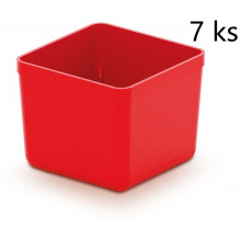 KISTENBERG UNITE BOX tárolódoboz, 7 db, 5,5 x 5,5 x 16,5 cm, piros KBS55-3020