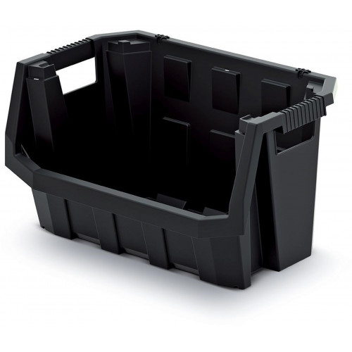 KISTENBERG TRUCK MAX tárolódoboz, 39,6 x 29 x 28 cm, fekete KTRM4030-S411