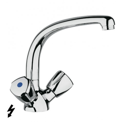 KLUDI Standard mosogató csaptelep nyílt rendszerű vízmelegítőhöz , króm 319110515