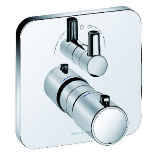 KLUDI E2 falsík alatti termosztátos kád/zuhanycsaptelep, króm 498300575