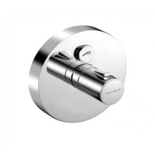 KLUDI Push falsík alatti termosztátos zuhanycsap, króm 388020538 KLUDI Push falsík alatti termosztátos zuhanycsap, króm 388020538