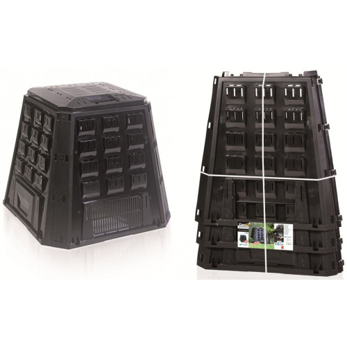 PROSPERPLAST EVOGREEN komposztáló, 420L, fekete IKEL420C PROSPERPLAST EVOGREEN komposztáló, 420L, fekete IKEL420C
