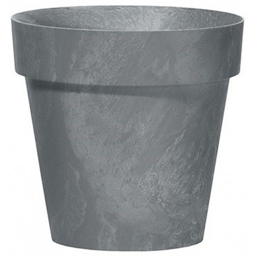 PROSPERPLAST CUBE BETON EFFECT virágcserép, 25cm, 7L, marengo DCUB250E-425U