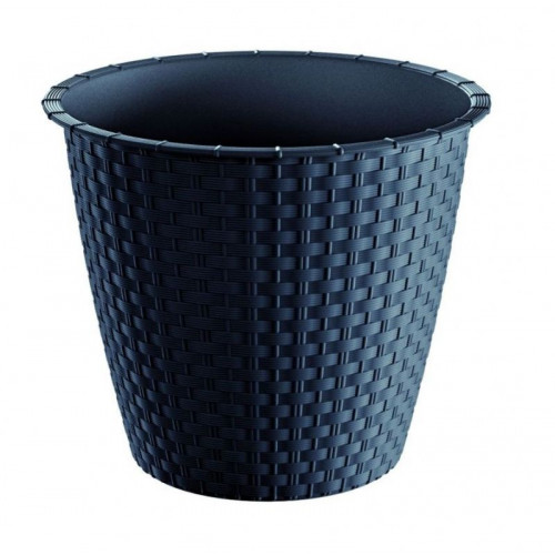 PROSPERPLAST RATOLLA ROUND virágcserép, 1,6L, antracit DRSO170-S433