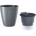Prosperplast MAZE virágcserép 29,6cm, szürke DBMZ300