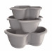 PROSPERPLAST RESPANA TRIO virágcserép, 28,1L, szürke DRET123S-405U