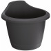 PROSPERPLAST RESPANA WALL virágcserép, 3,8L, antracit DRES240-S433