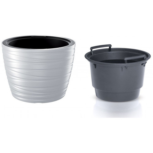 Prosperplast MAZE Virágcserép 37,5cm, fehér DLMZ400-S449