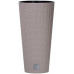 PROSPERPLAST RATO TUBUS virágcserép, 15/27L, mokka DRTUS300-7529U