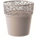 PROSPERPLAST TREE virágcserép 17,5cm, mocca DTRE175