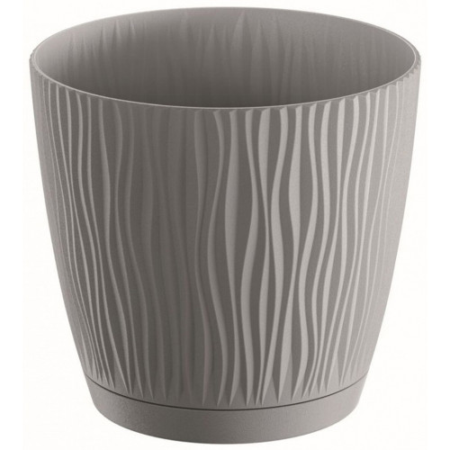 PROSPERPLAST SANDY P virágcserép, 1,6L, szürke DSY150P-405U