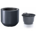 PROSPERPLAST HEOS virágcserép, 18/46L, antracit DBHEW400-S433