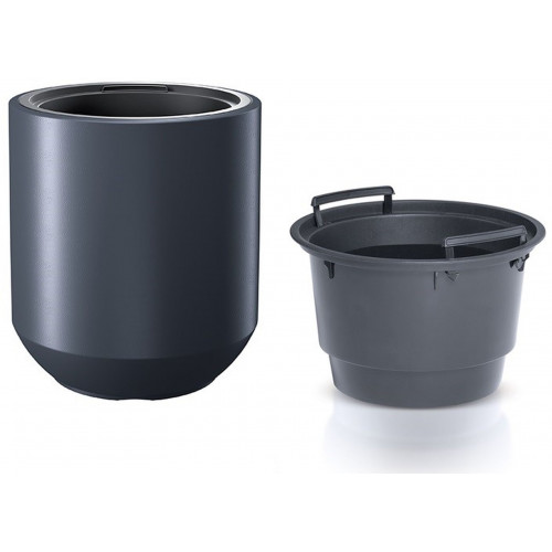 PROSPERPLAST HEOS virágcserép, 18/36L, antracit DPHEW400-S433 PROSPERPLAST HEOS virágcserép, 18/36L, antracit DPHEW400-S433