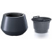PROSPERPLAST HEOS virágcserép, 11/51L, antracit DMHET440-S433