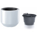 PROSPERPLAST HEOS virágcserép, 18/46L, fehér DBHEW400-S449