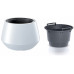 PROSPERPLAST HEOS virágcserép, 11/51L, fehér DMHET440-S449