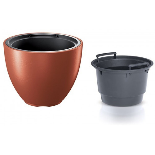 PROSPERPLAST HEOS virágcserép, 8/10L, réz DBHEM300-7598U PROSPERPLAST HEOS virágcserép, 8/10L, réz DBHEM300-7598U