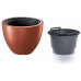 PROSPERPLAST HEOS virágcserép, 8/10L, réz DBHEM300-7598U