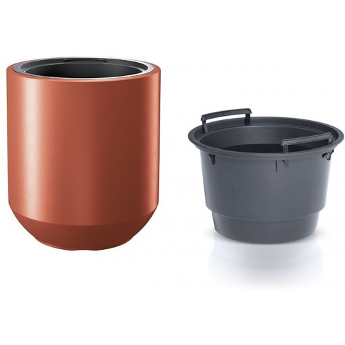 PROSPERPLAST HEOS virágcserép, 18/36L, réz DPHEW400-7598U