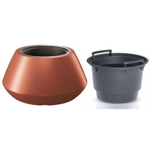 Prosperplast HEOS Virágcserép 58,2cm, réz DMHET600-7598U Prosperplast HEOS Virágcserép 58,2cm, réz DMHET600-7598U
