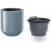 PROSPERPLAST HEOS virágcserép, 18/36L, szürke DPHEW400-443U