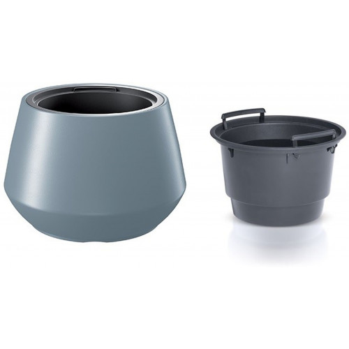 PROSPERPLAST HEOS virágcserép, 11/51L, szürke DBHET440-443U PROSPERPLAST HEOS virágcserép, 11/51L, szürke DBHET440-443U