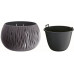 Prosperplast SANDY BOWL virágcserép, 48cm, 21L, antracit DSK480