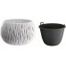 Prosperplast SANDY BOWL virágcserép, 24cm, 32,3L, fehér DSK240