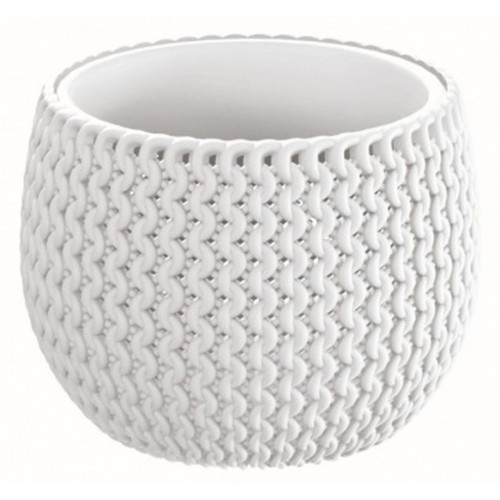 PROSPERPLAST SPLOFY Bowl virágcserép, 18cm, 1,4l, fehér DKSP180-S499 PROSPERPLAST SPLOFY Bowl virágcserép, 18cm, 1,4l, fehér DKSP180-S499