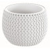 PROSPERPLAST SPLOFY Bowl virágcserép, 18cm, 1,4l, fehér DKSP180-S499