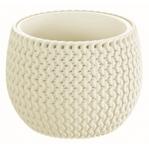 PROSPERPLAST SPLOFY Bowl virágcserép 18cm, 1,4l, krém DKSP180-CY728