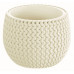 PROSPERPLAST SPLOFY Bowl virágcserép 18cm, 1,4l, krém DKSP180-CY728