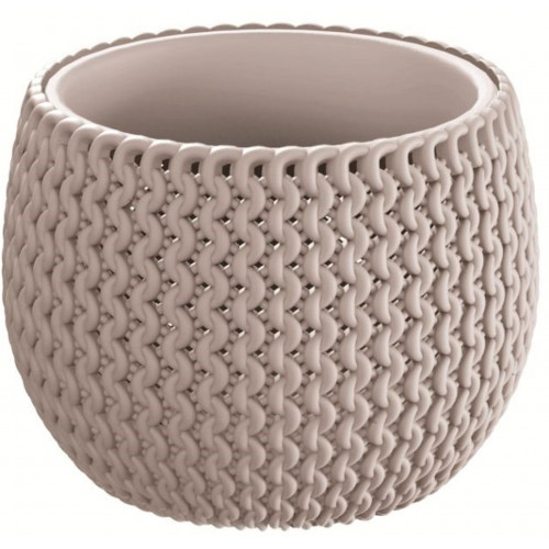 PROSPERPLAST SPLOFY Bowl virágcserép, 14,4cm, 0,75l, mokka DKSP150 PROSPERPLAST SPLOFY Bowl virágcserép, 14,4cm, 0,75l, mokka DKSP150