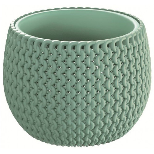 PROSPERPLAST SPLOFY Bowl virágcserép 18cm, 1,4l, zöld DKSP180-623U